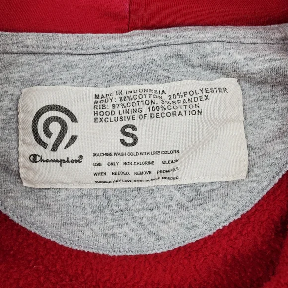 Champion pink zip hooded sweatshirt S - Picture 6 of 7